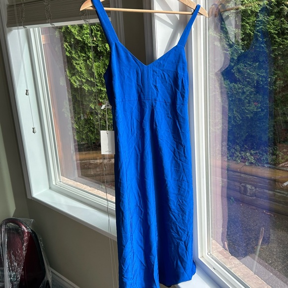 NEW royal blue wilfred sathonay dress midi - Picture 4 of 5